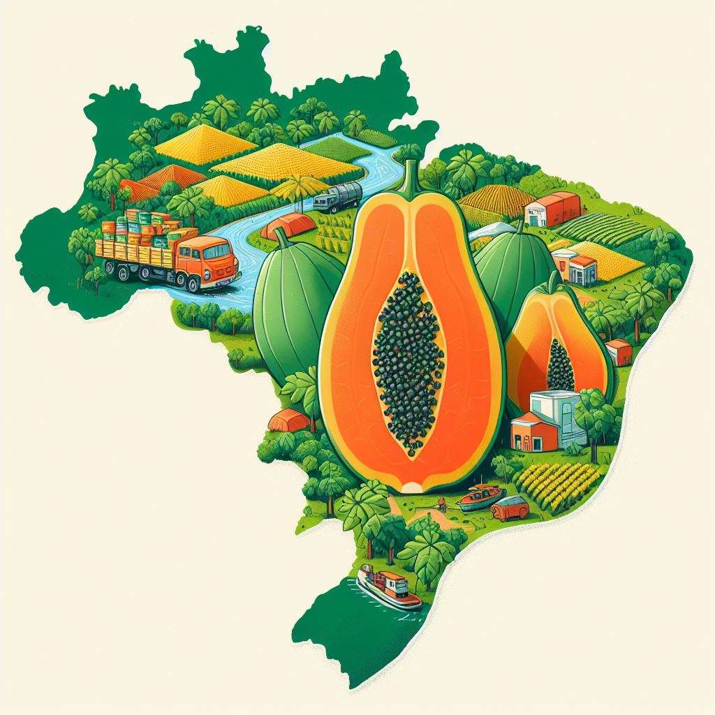 Mapa Do Brasil Destacando O Cultivo Do Mam O Laguia Brasil