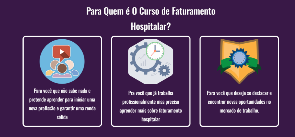 Para Quem é O Curso de Faturamento Hospitalar?