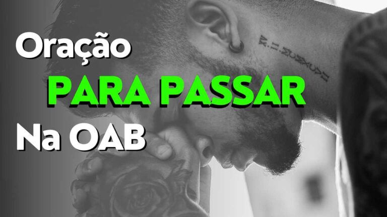 Oração para passar na OAB