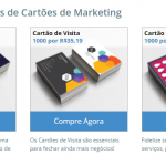 Cartões de Marketing