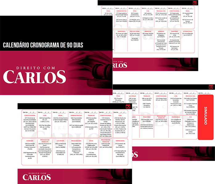 Cronograma de Estudo da OAB - treino de questões