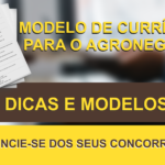 Modelo de currículo para o agronegócio