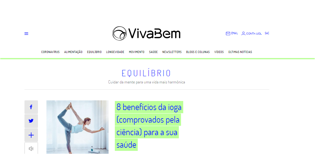 Benefícios Comprovados Da Yoga Pela Ciência Revista Uol Viva Bem Laguia Brasil 3476