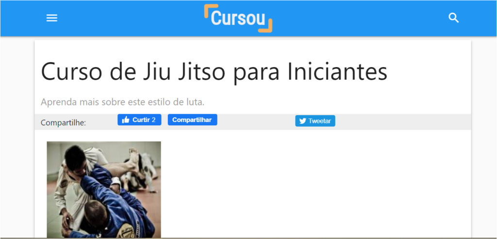 curso gratuito de jui jitsu para iniciante online e gratis