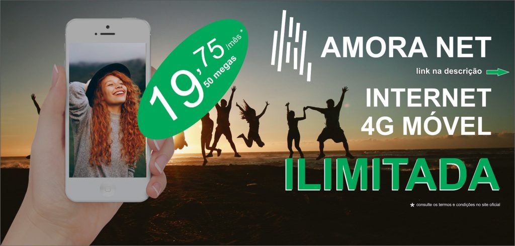 4G Móvel Ilimitado Amora Net 2