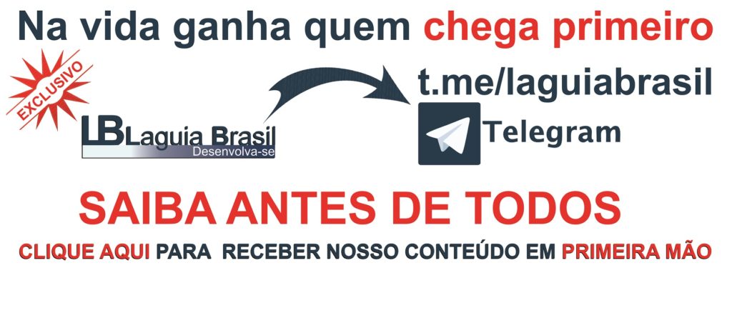 Canal exclusivo Laguia Brasil no Telegram