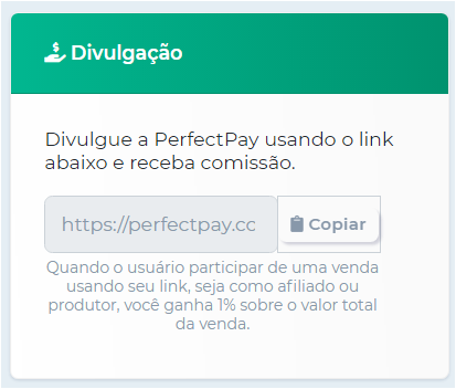 link de indicação Perfect Pay