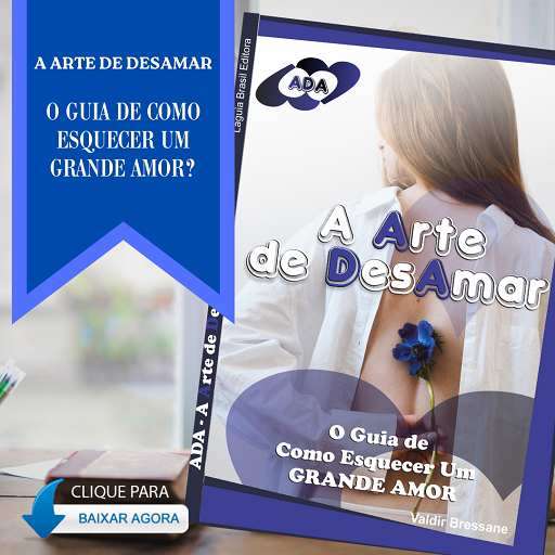 o guia de como esquecer um grande amor - método ada - a arte de desamar