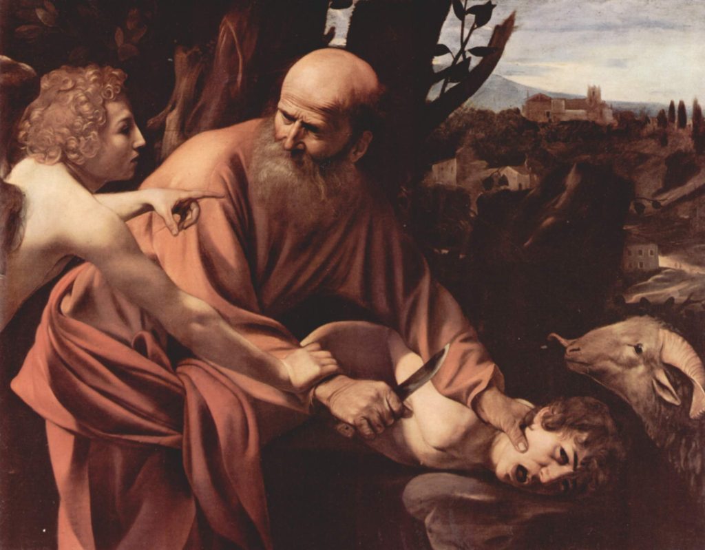 O sacrifício de Isaac, Caravaggio