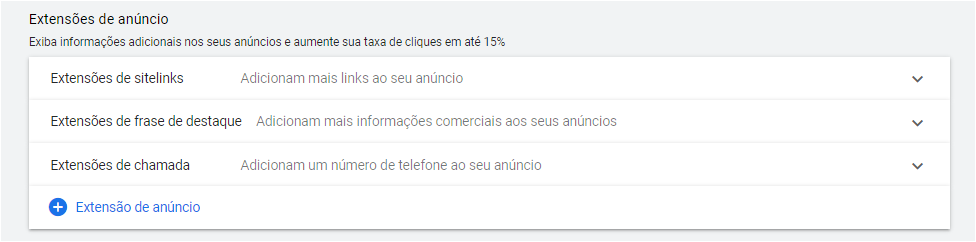 10 - Selecionar configurações da Campanha - google ads para afiliados hotmart