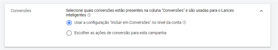 8 - Selecionar configurações da Campanha - google ads para afiliados hotmart