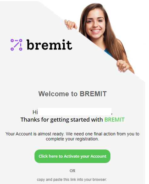 e-mail da bremit pedindo a confirmação do endereço de email - 04