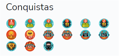 conquistas do curso personal bronze de sucesso na plataforma hotmart