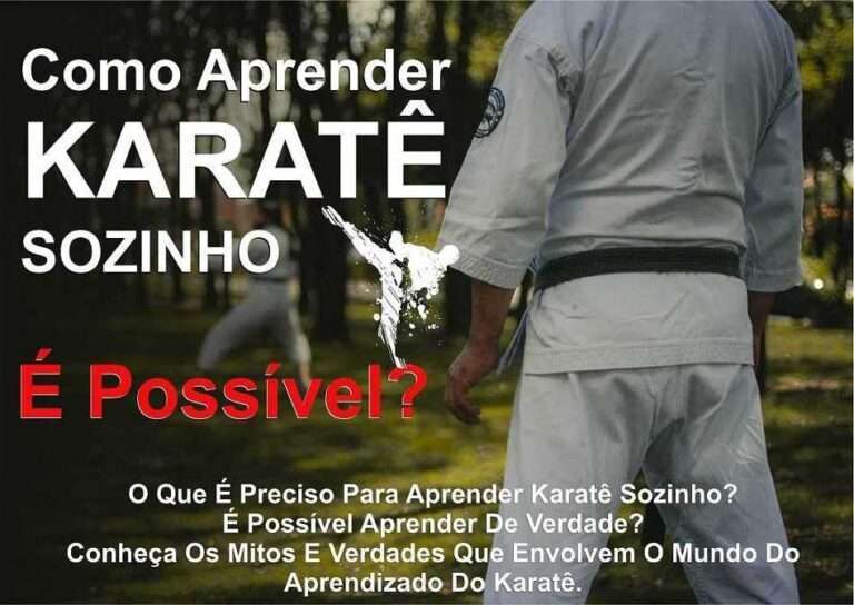 karate de costas em uma praça arborizada