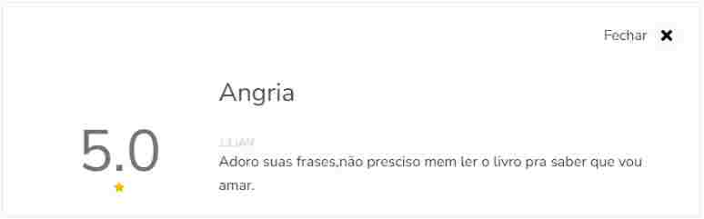 1 - comentários positivos sobre o e-book não aceite migalhas emocionais de André Ferrari