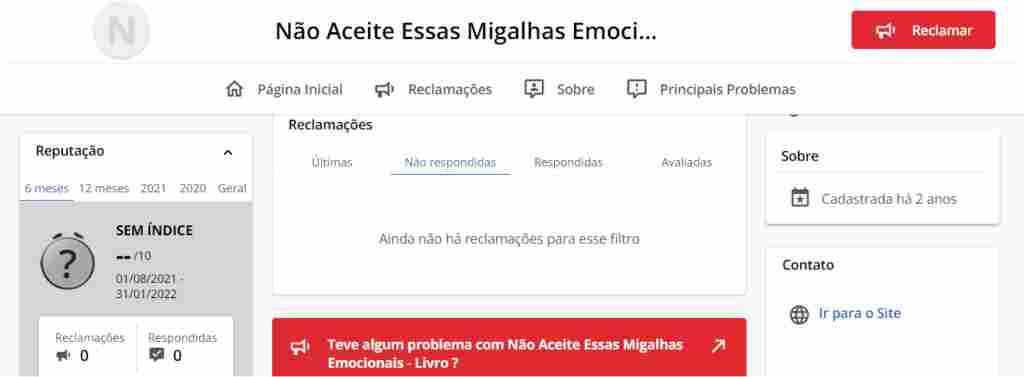 Reclamações em Sites especializados – livro digital de André Ferrari