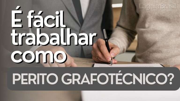 É fácil trabalhar como perito grafotécnico?