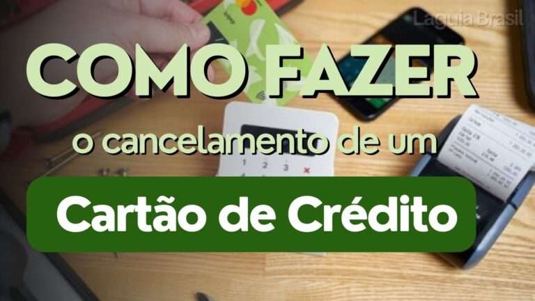 como fazer o cancelamento de um cartão de crédito